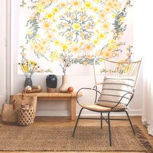 Boho floral tapestry